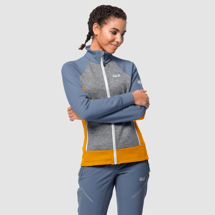 Chamarra Polar Jack Wolfskin Sky Peak Mujer Azules Mexico-5734269